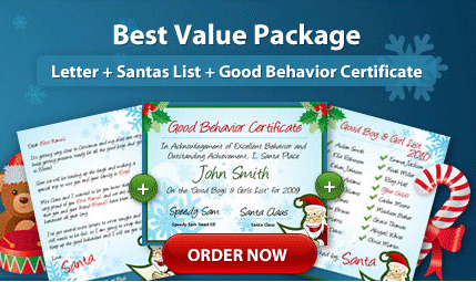 complete santa package just 19 99 our best value santa letter packages